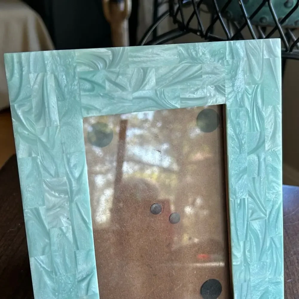 Blue Mother of Pearl Frame | 4x6